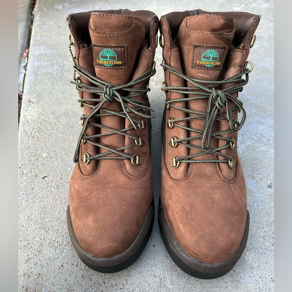 Timberland 6-Inch Waterproof Field Boots TB-0A18AH-D47 Dark Brown Sz 10 - Picture 2 of 9